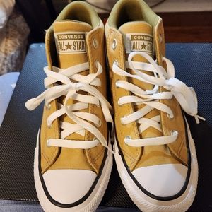 Converse All Star Yellow Canvas Low-Top Sneakers